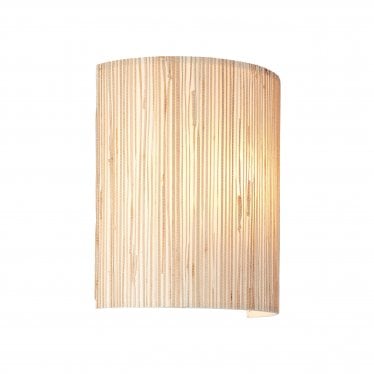 Longshore Single Wall Light - Woven Seagrass