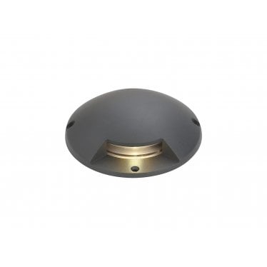 Capworth Surface Mounted 2W LED Drive Over Ground Light - Dark Grey