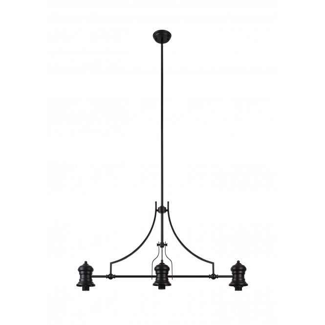 Fabula Fabula Epping Linear Pendant Frame - Matt Black - Frame Only