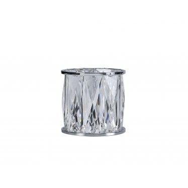 Harford 10.8cm Shade - Chrome & Clear Crystal - Shade Only