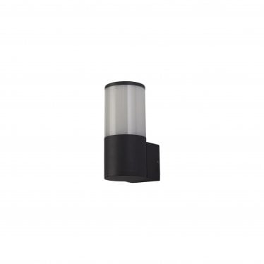 Harwater Single Wall Lamp - Anthracite & Opal PC - IP54