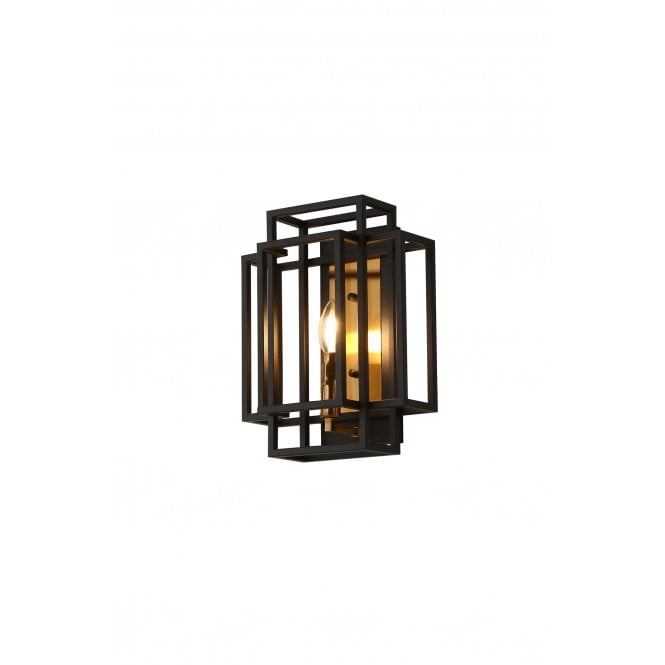 Fabula Fabula Kimberley Single Wall Lamp - Black & Gold