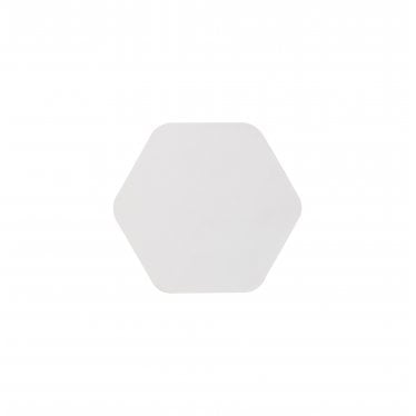 Kingsley Magnetic Base LED Wall Lamp - 15cm Horizontal Hexagonal - Sand White