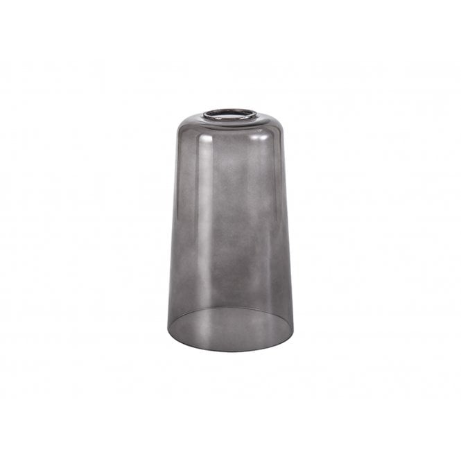 Fabula Fabula Laurel Small Cylindrical Cone Shade - Smoked Grey Glass - Shade Only