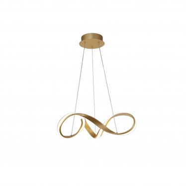 Meadow Small LED Pendant - Sand Gold