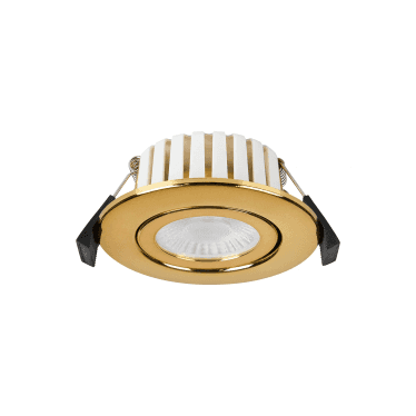 Mulgrave CCT LED Adjustable Downlight - IP65 Fire Rated - Brass