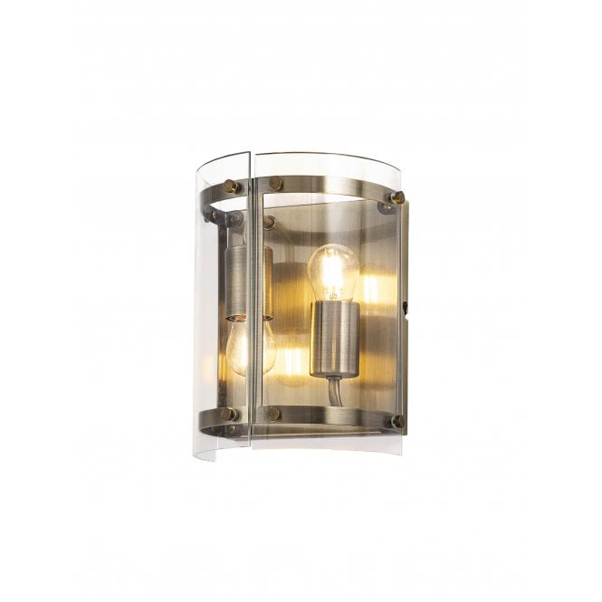 Fabula Fabula Regents 2 Light Wall Light - Antique Brass