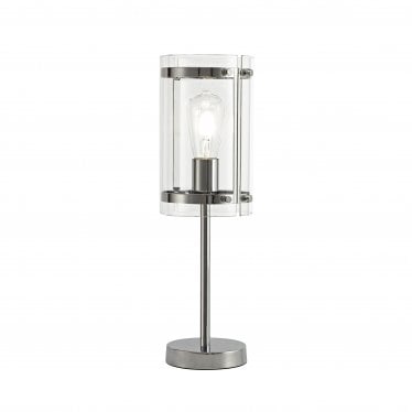 Regents Single Table Lamp - Polished Chrome