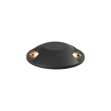 Rookwood 2 Light Surface Mounted LED Driveover Light - Anthracite - IP67, IK10