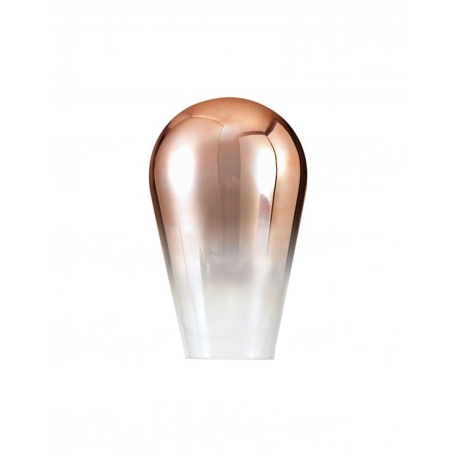 Fabula Fabula Springfield 23cm Pear Shaped Shade - Copper Fade Glass - Shade Only