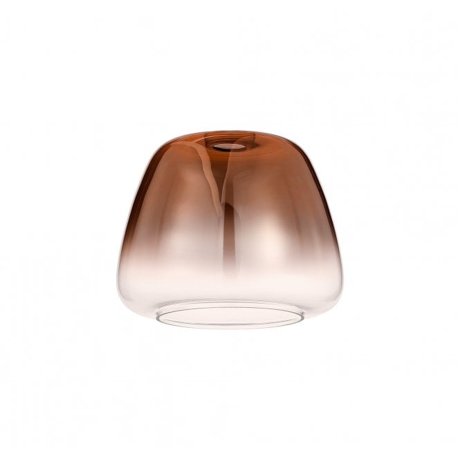 Fabula Fabula Springfield 28cm Trapezium Shade - Copper Fade Glass - Shade Only