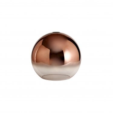 Springfield 30cm Globe Shade - Copper Fade Glass - Shade Only