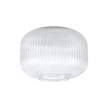 Epping 30cm Cone Shade - Clear Glass - Shade Only - Indoor