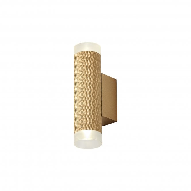 Fabula Fabula Summerfield 2 Light Wall Lamp - Champagne Gold & Acrylic Rings