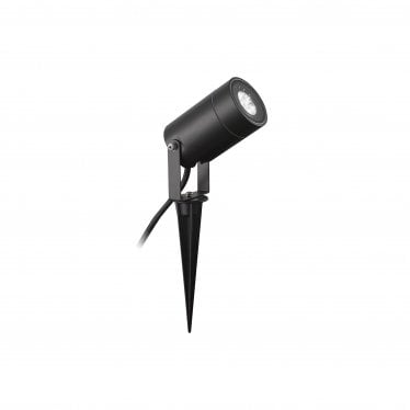 Trafalgar GU10 Spike Light - Black - IP65