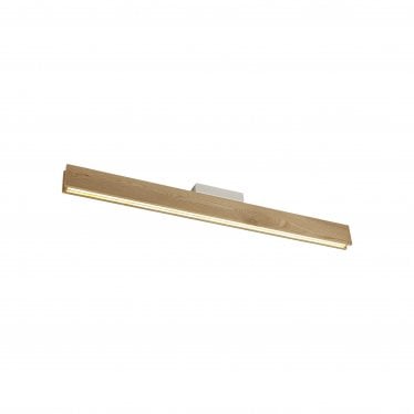 Whitehall 2 Light LED Flush Light - Oak & Sand White