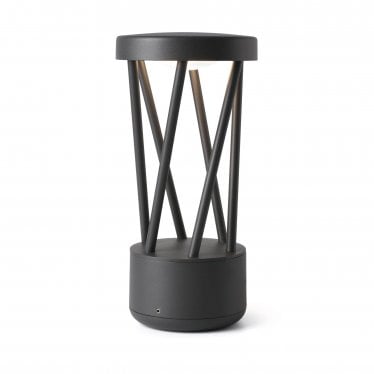 Twist 300 Post Lamp - Dark Grey