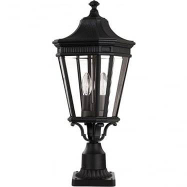 Cotswold Lane 2 Light Medium Pedestal - Black