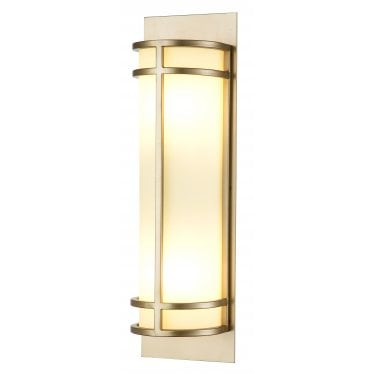 Fusion 2 Light Wall Light - Painted Natural Brass