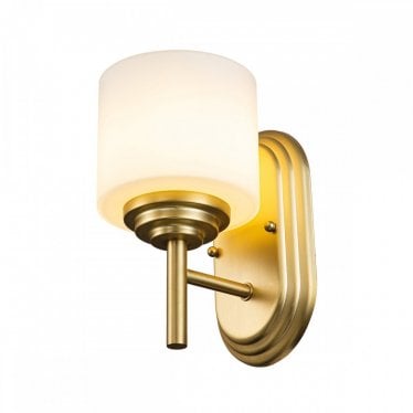 Malibu Single Wall Light - Brushed Brass