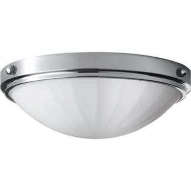 Perry 2 Light Flush Fitting - Polished Chrome