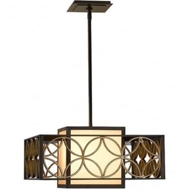 Remy Single Pendant - Heritage Bronze & Parisienne Gold