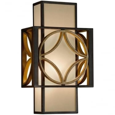 Remy Single Wall Light - Heritage Bronze & Parisienne Gold