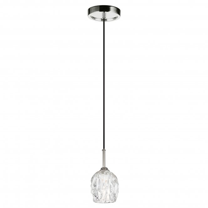 Feiss Feiss Rubin Single Mini Pendant  - Polished Nickel