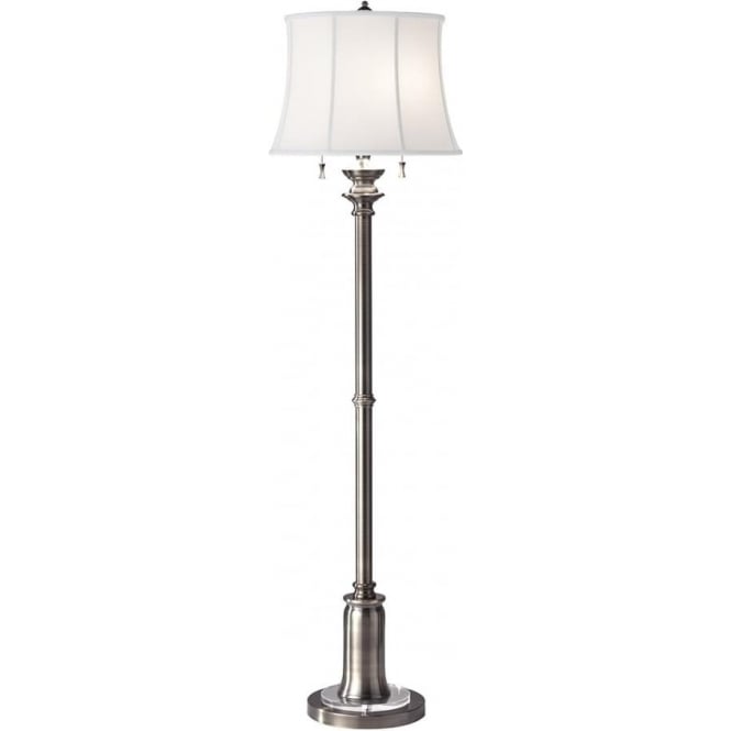 Feiss Feiss Stateroom 2 Light Floor Lamp - Antique Nickel