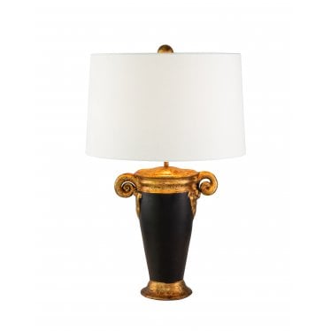 Gallier 1 Light Table Lamp - Black & Gold