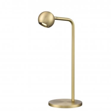 Iris Table Lamp - Satin Brass