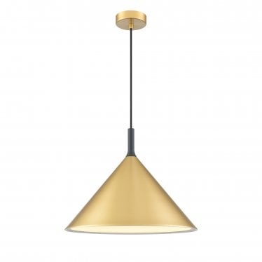 Joy 400mm Pendant - Satin Brass