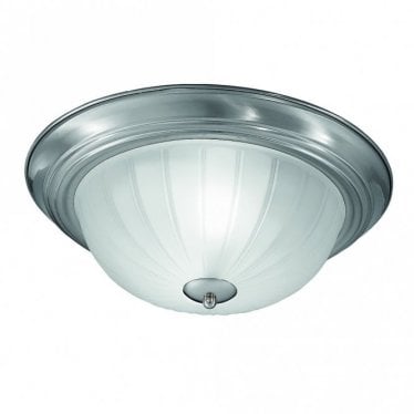 Roma 355mm Circular Flush - Satin Nickel