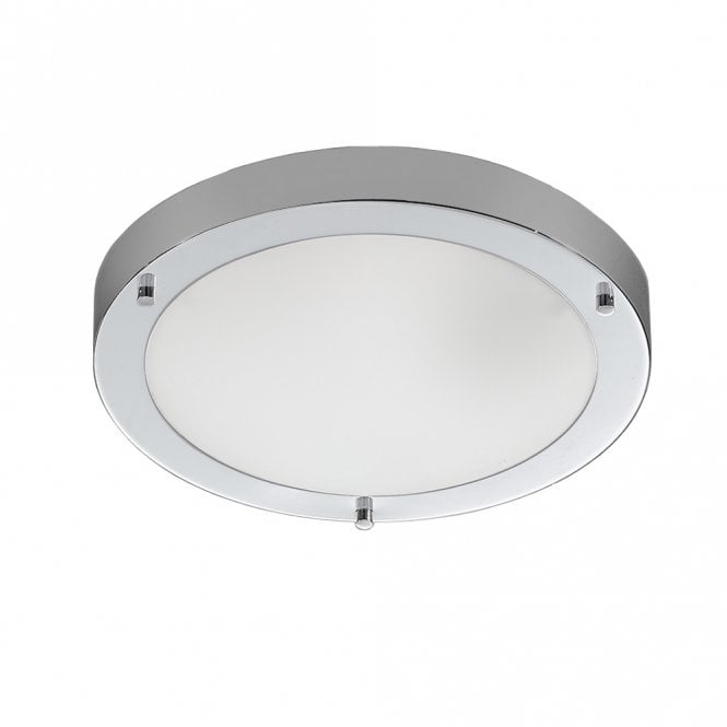 Franklite Franklite Ruben 410mm Circular Flush IP44 - Chrome