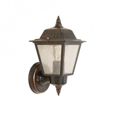 Highnam Single Wall Lantern - Weathered Bronze