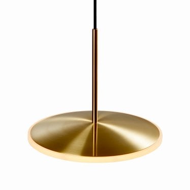 Chrona Dish10h Pendant - Brass