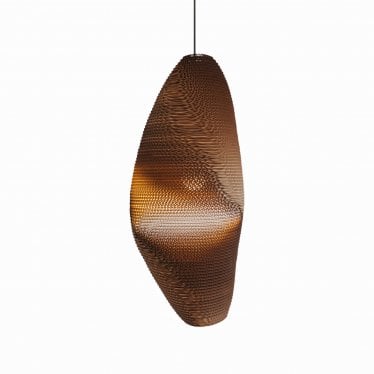 Scraplights Denny Pendant - Natural 34cm Diameter