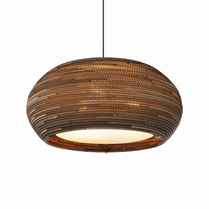 Graypants Graypants Scraplights Ohio24 Pendant with Glass Diffuser - Natural - 61cm Diameter