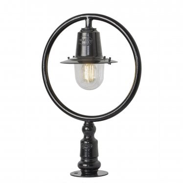 Classic Railway Style 0.52m Pier Light - Cast Iron & Steel