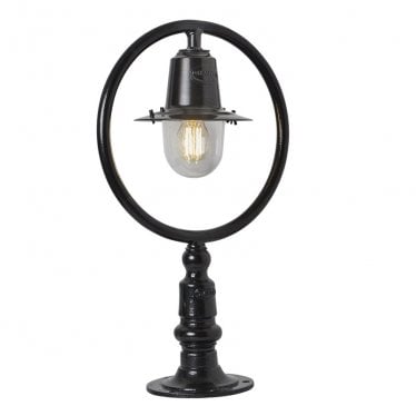 Classic Railway Style 0.59m Pier Light For Flat Piers - Cast Iron & Steel