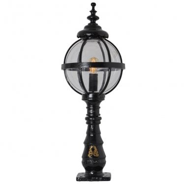 Victorian 1.1m Globe Pedestal Light - Cast Iron