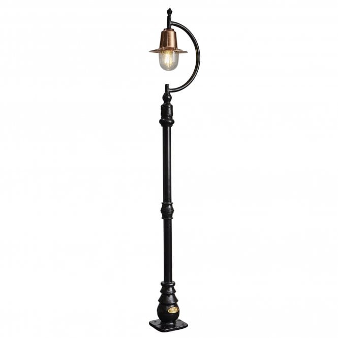 Harte Harte Vintage Tear Drop 1.5m Lamp Post - Cast Iron, Steel & Copper Head