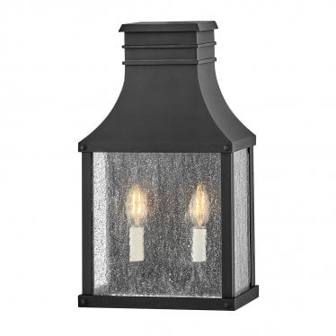 Beacon Hill 2 Light Half Wall Lantern - Museum Black