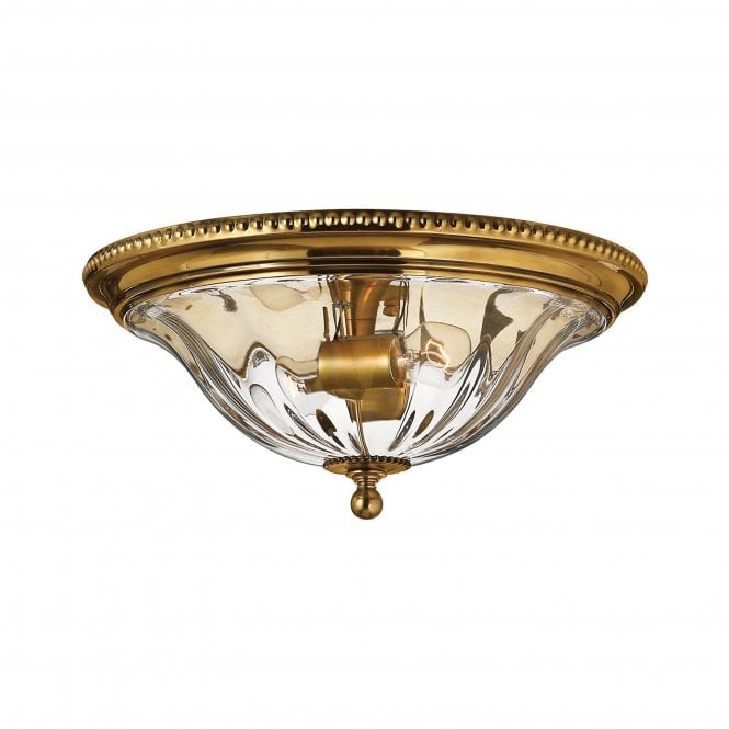 Hinkley Hinkley Cambridge 2 Light Flush Mount - Burnished Brass