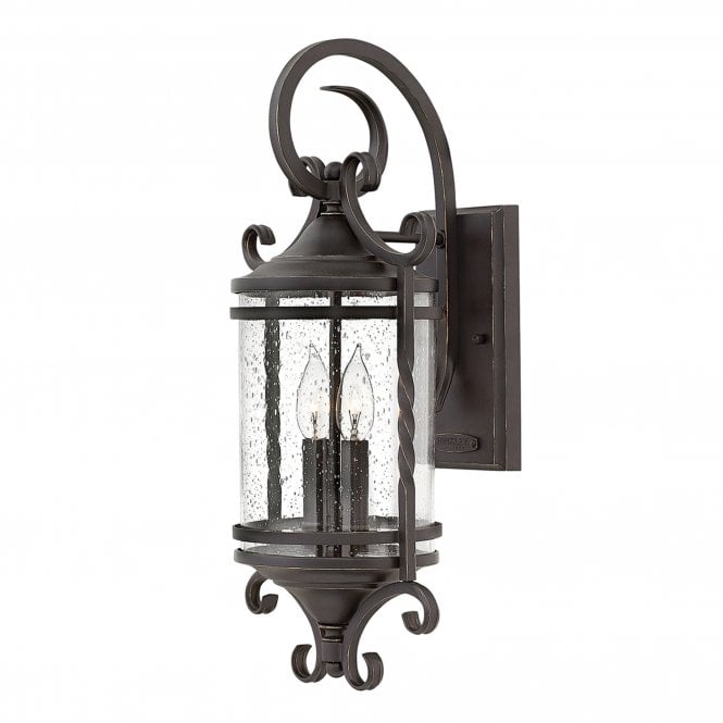 Hinkley Hinkley Casa 2 Light Wall Lantern - Olde Black