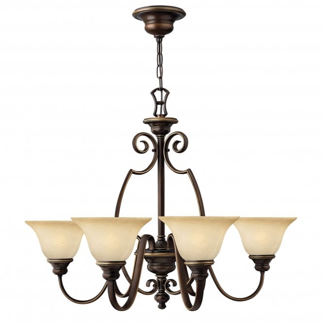 Hinkley Hinkley Cello 6 Light Chandelier - Antique Bronze