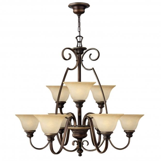 Hinkley Hinkley Cello 9 Light Chandelier - Antique Bronze