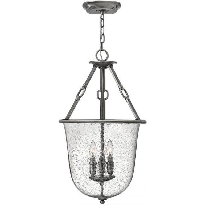 Hinkley Hinkley Dakota 3 Light Pendant Chandelier - Polished Antique Nickel