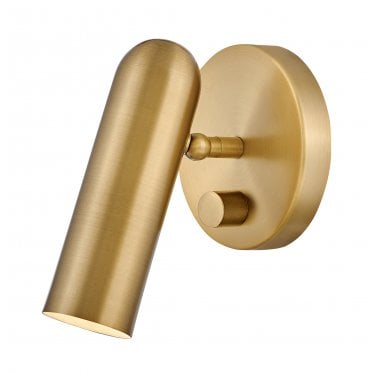 Dax 1 Light Wall Light - Heritage Brass