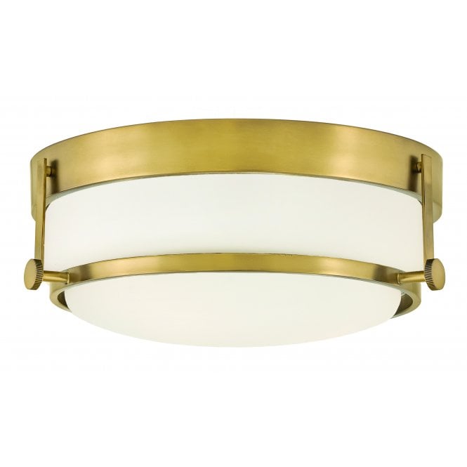 Hinkley Hinkley Harper Flush - Opal - Heritage Brass